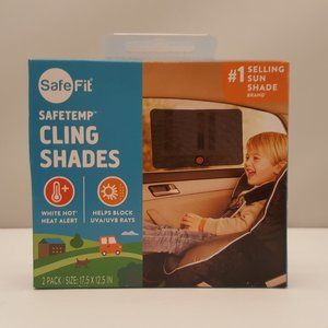 Safetemp Cling Shades by SafeFit 2 Pack 17.5 x 12.5 🆕